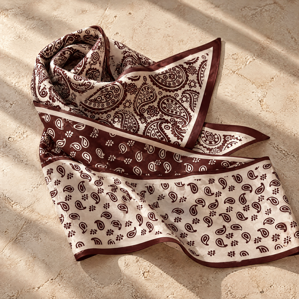 Borgogna Paisley